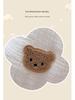 Little Bear Cotton Crepe Baby Sweat Absorbent Towel - Breathable Class A for Kindergarten and Children