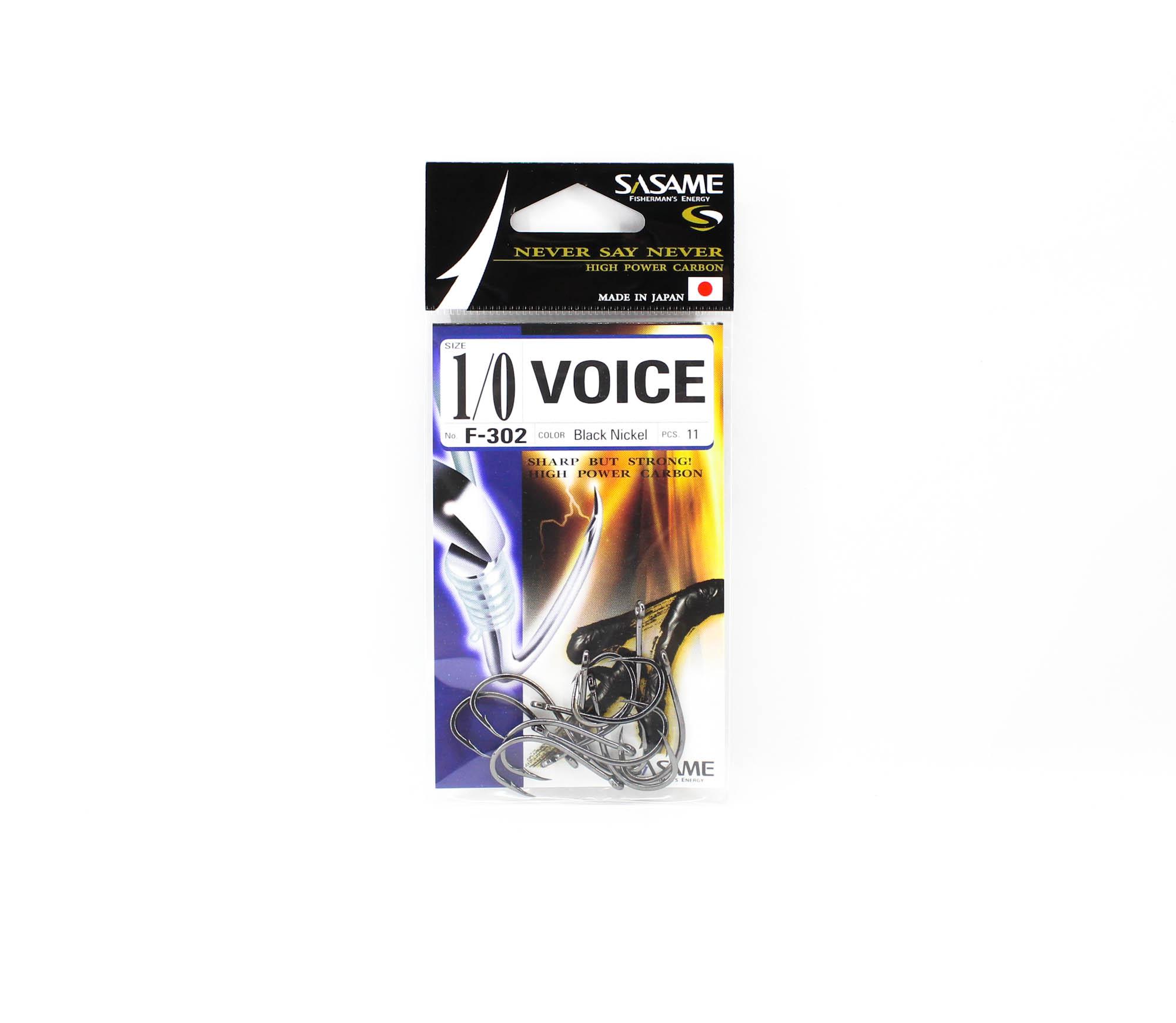 

Sasame F-302 Voice Крючок с прямым цевьем 1/0 (4460)