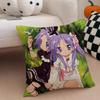 Classic Funny Japanese Anime Y-Yuru Yuri Cushion Cover Throw Pillow Cover Hidden Button Durable Polyester Chair Cushion