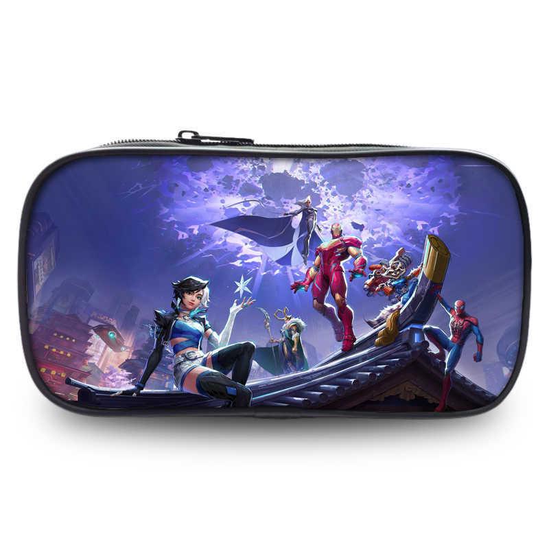 Marvel Rivals Pencil Case Large Capacity Student Stationery Organizer For Kids