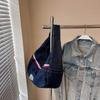 Denim Bag Large Capacity Crossbody Bag Women Tote Bag Commuter Shoulder Bag