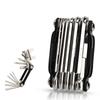 Bicycles Maintenance Multitool 16 In 1 Bikes Repair Wrench Pocket Multifunctional Steel Bicycles Toolset Folding Wrench