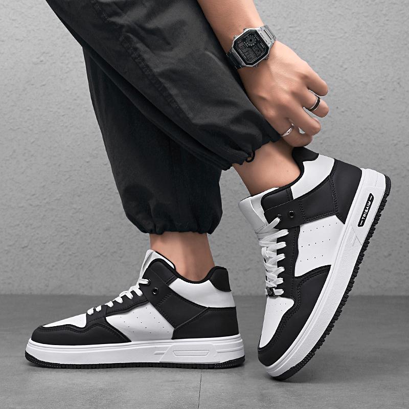 Men's shoes board shoes men's spring 2025 new platform white shoes men's versatile trendy shoes casual sports shoes