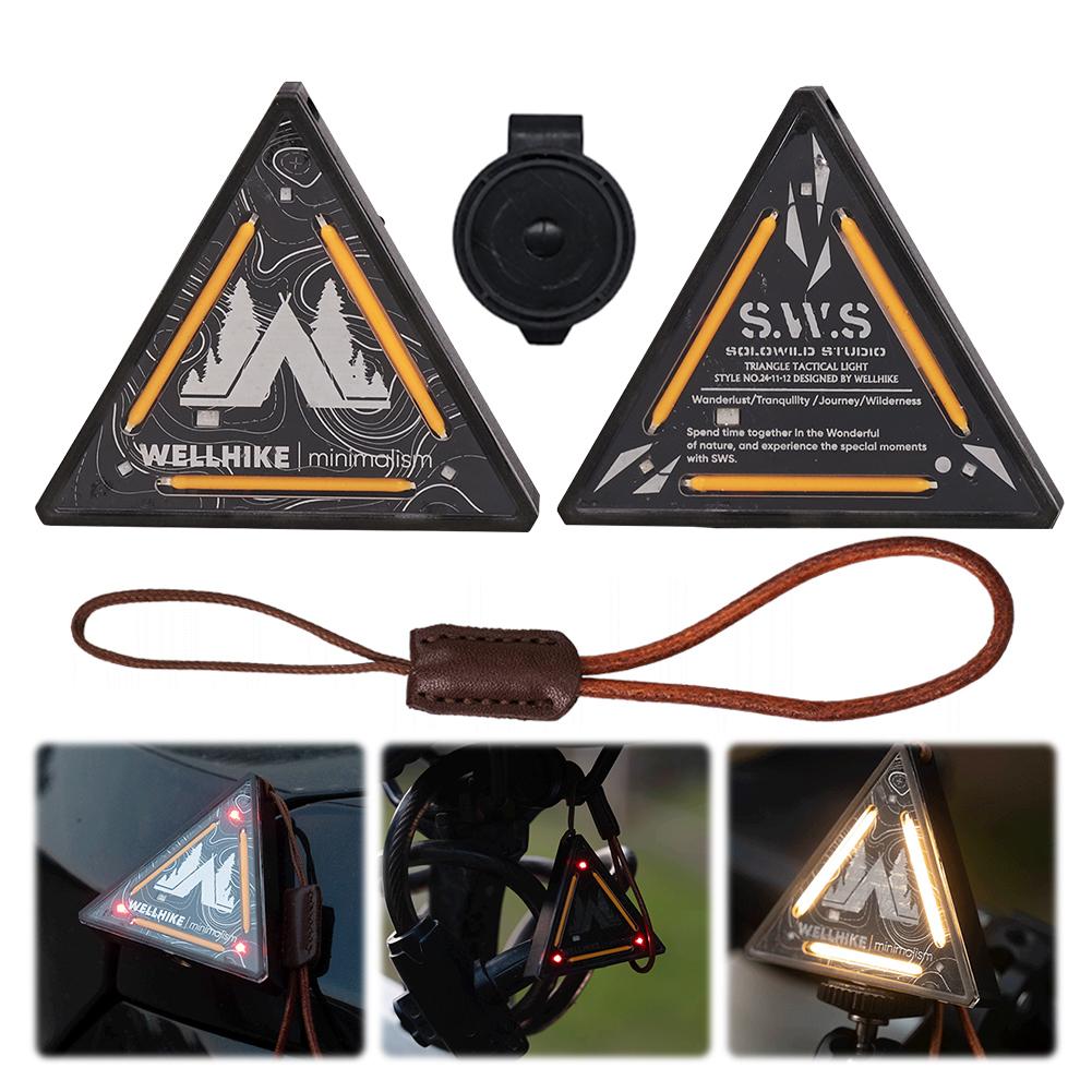 LED Outdoor Mini Direction Light with 4 Lighting Modes Portable Walking Safety Light Type-C Charging Waterproof for Night Safety