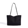 New High-end Light Luxury Cotton-linen Shoulder Bag, Large-capacity Commuter Handbag, Casual Versatile Tote Bag