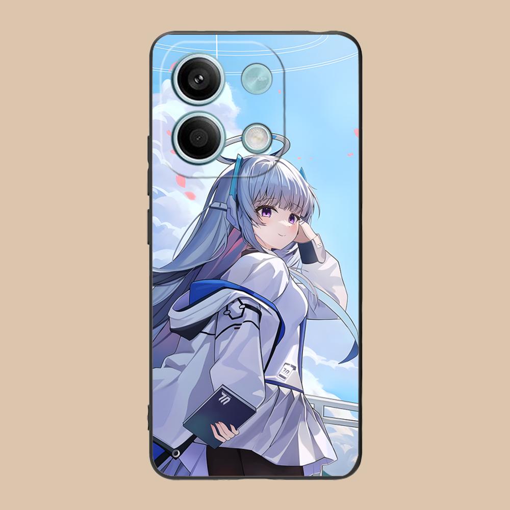 Blue Archive Ushio Noa Phone Case for POCO M7 M6 M5 M4 M3 X7 X6 X5 X4 X3 Pro GT 5G Colorful Printing Cover Pretty Luxury Cover