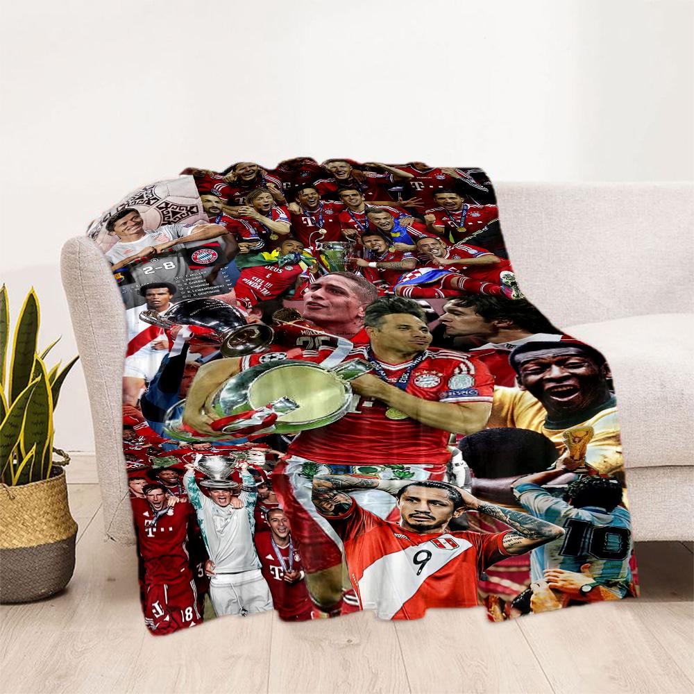 Bayern Munich Blanket Ultra-Soft Great for Chair Livingroom Bed Four Seasons Universal Digital Print Birthday Christmas Gift Blanket