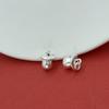 Sterling Silver 999 Pure Silver 3D Crafted Pacifier Pendant Bead for DIY Bracelets and Jewelry Accessories