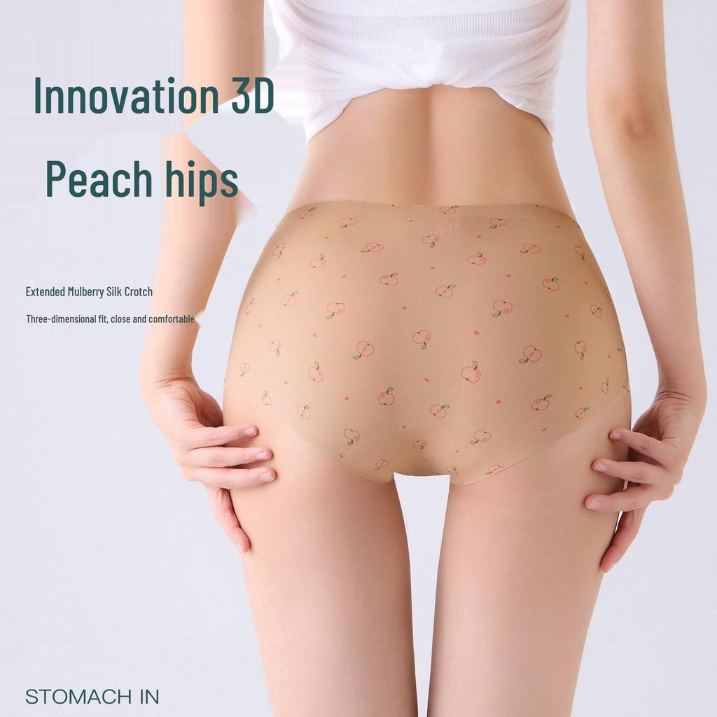 Invisible Comfort Women's Mid-Waist Briefs: Summer Ice Silk, Antibacterial, Breathable 2026 Design.