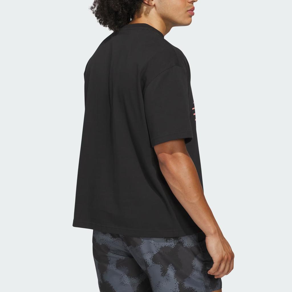 Adidas X Anthony Edwards Collaboration Basketball Print Loose Fit Short Sleeve T-Shirt Men Tops JW2931