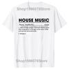 Electro House Music Headphone Techno Party DJ Unisexs Womens Tshirt Fashion New Top Tees TShirt Harajuku Short Sleeve