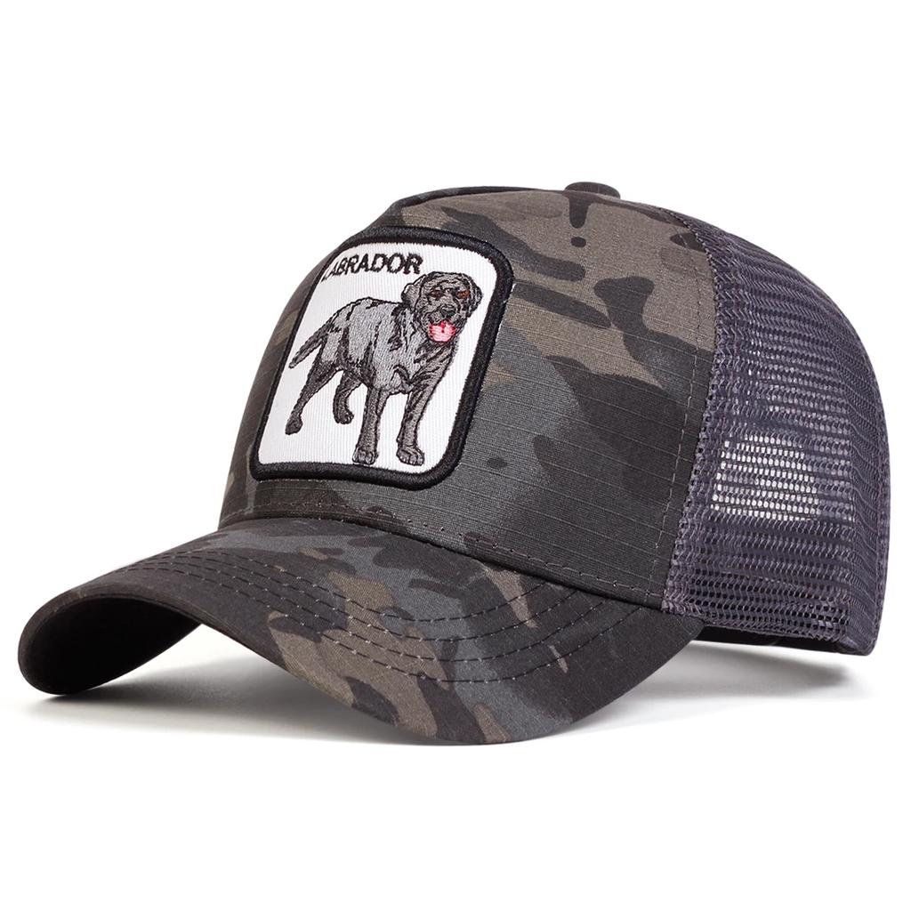 Unisex LABRADOR Puppy Embroidery Baseball Net Caps Spring and Summer Outdoor Adjustable Casual Hats Sunscreen Hat Sports Cap