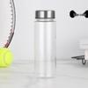 Changqi Transparent Portable Plastic Water Bottle with Stainless Steel Lid