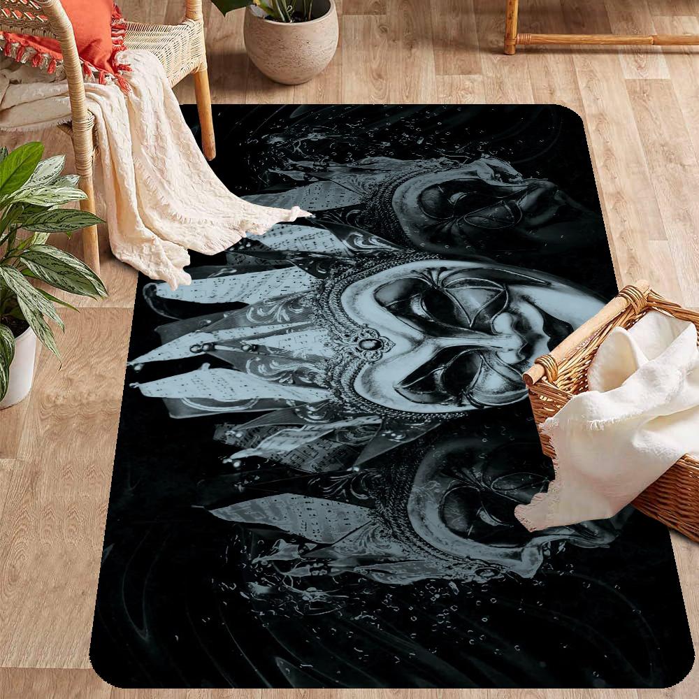 DJ Boris Brejcha Door Mat Washable Non-Slip Living Room Sofa Chairs Area Mat Kitchen Doormat Area Rug