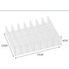 Clear 7-Grid Makeup Organizer Display Box for Eyeshadow Palette and Powder Compact Storage