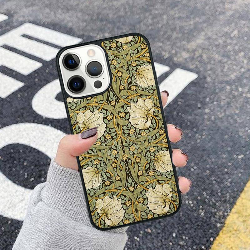 

William Morris Case For iPhone 17 Air 11 12 13 14 15 16 Pro Max Cover For iPhone 17 Air 13 12 Max Plus 2020 iPhone 13