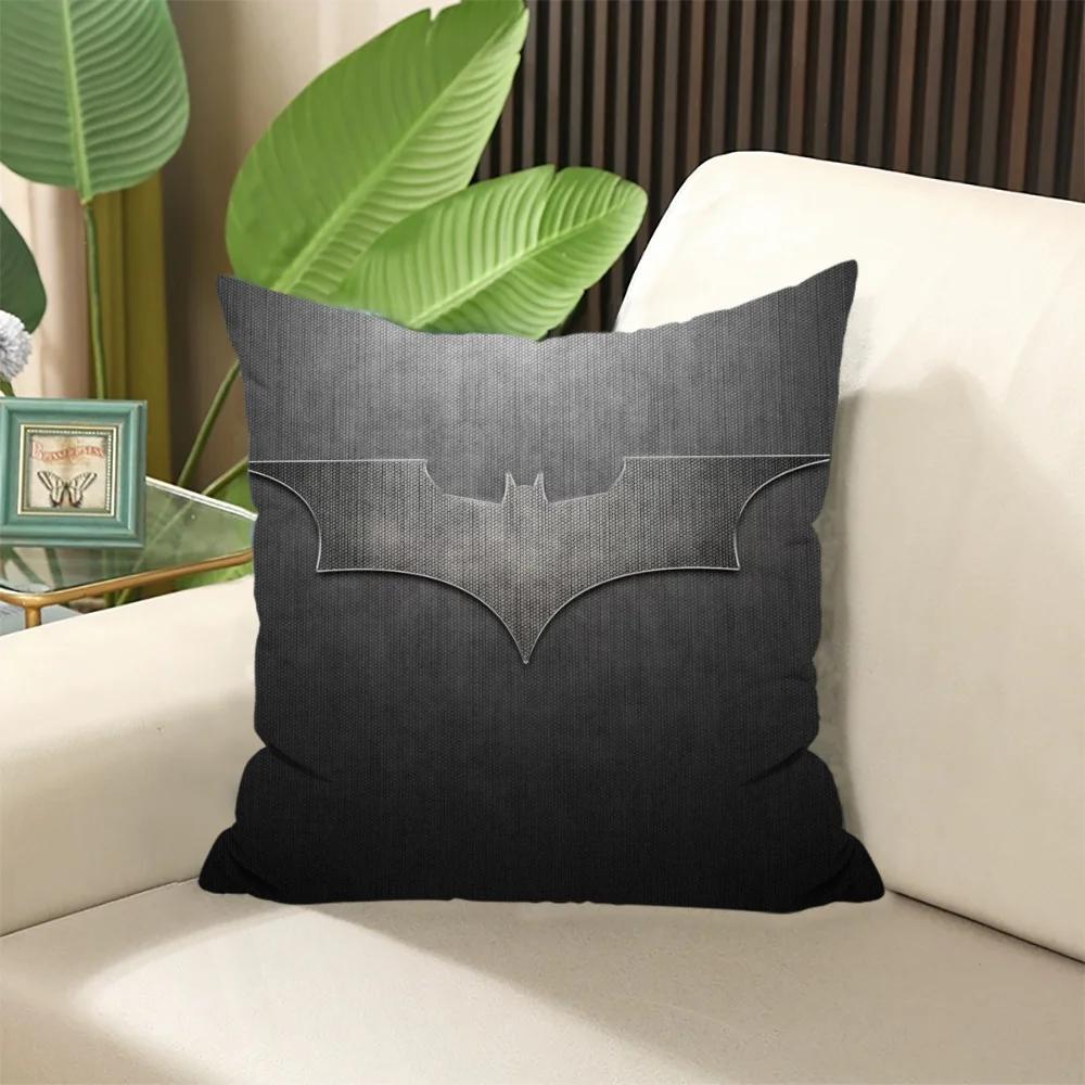 Decorative Pillows For Sofa Batman Cushion Cover 45 × 45 Stuffed Cushions Pillow Cases Elegant Room Covers Sleep Home Textile