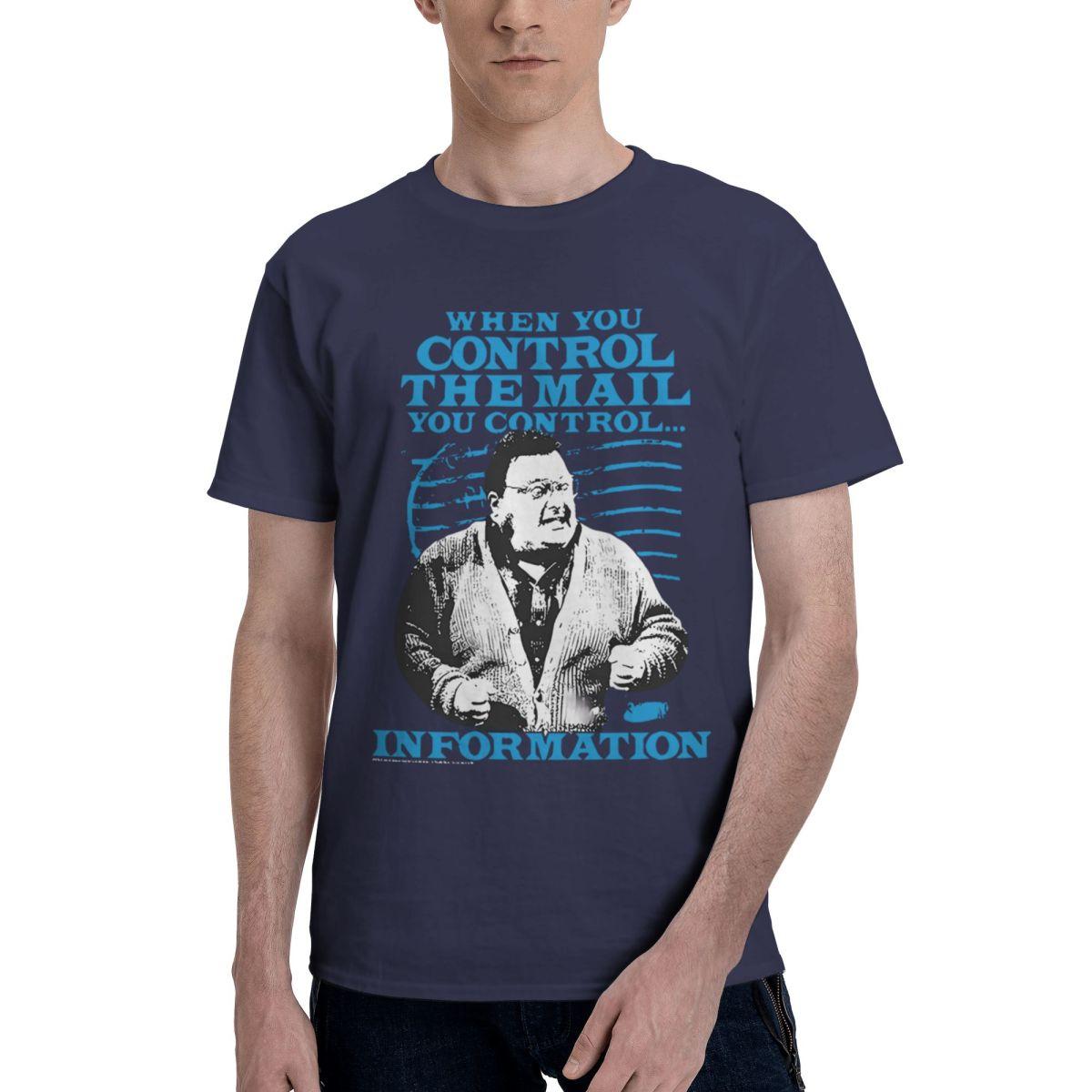 

When You Control The Funny 100 Cotton Casual Breathable Confortable Tshirt Funny TShirt For Men Clothes Men 4XL
