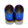 2Pcs 70mm Car Exhaust Muffler Tip Cover For BMW F30 2013-2018 E92 E90 3 Series GT 325i 328i Stainless Steel Accessories