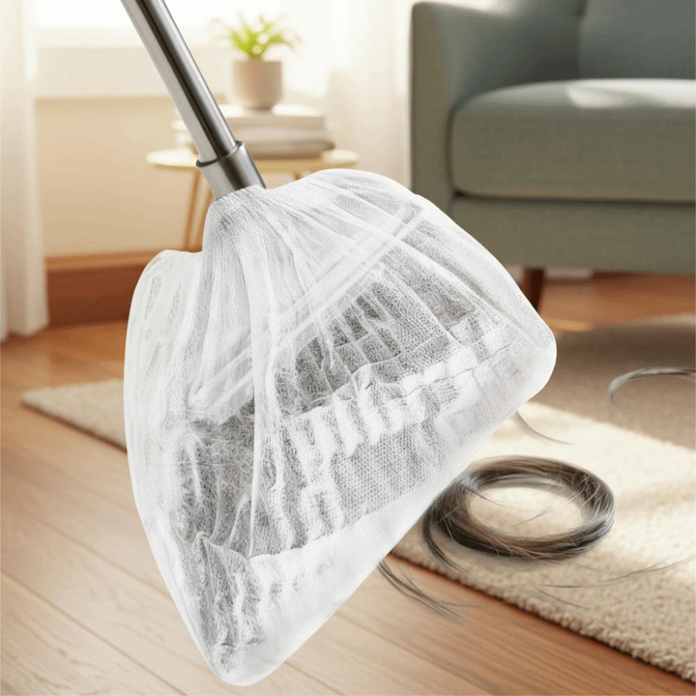 50Pcs/100Pcs Portable Electrostatic Dust Paper Non-woven Fabric Broom Dust Cover Home Cleaning