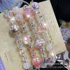 New Phone Chain Cute Bowknot Hanging Chain USB Flash Drive Phone Lanyard Wrist Style High-end Blind Box Phone Chain