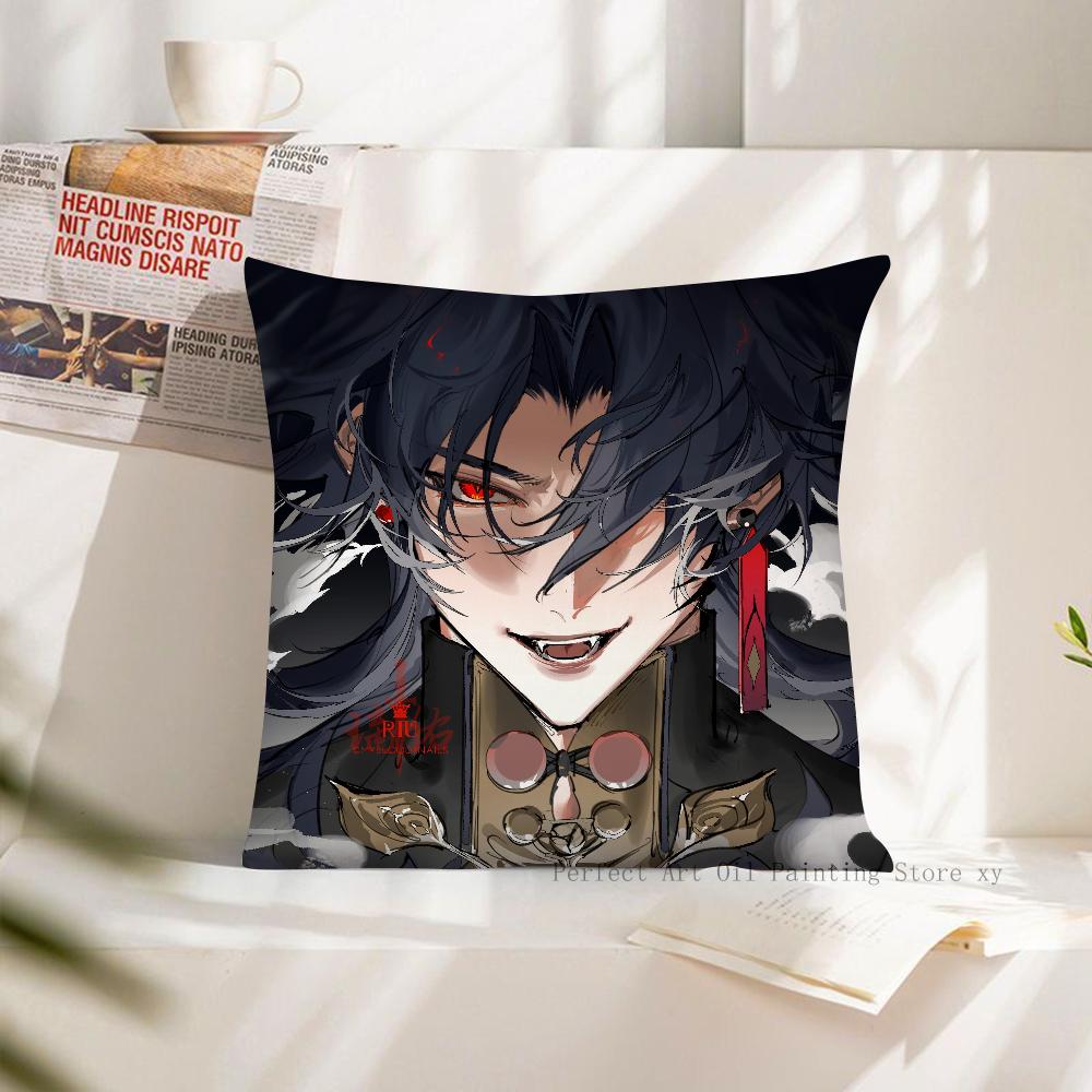 Anime Game Honkai Star Rail Blade Pillow Case Fashion Square Pillowcase Bedroom Sofa Room Ins Decoration Leisure Cushion Cover