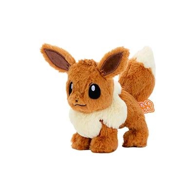 Takara Tomy Arts Pokémon Soft and Tender! Plush Toy S - Eevee (approx. 16cm Tall)