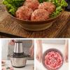 800W 3 Speed Electric Chopper Meat Grinder Stainless Steel Meat Grinder Household Automatic Mincing Machine Food 3L