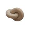 1PC Wooden Chain Decorative Blisters Paulownia Hotel Wooden Chain Buckle Wooden Chain Two-ring Knot Buckle Desktop Homestay Ornament