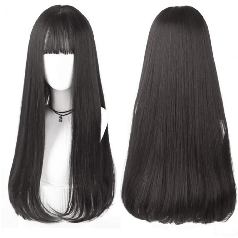 Natural C-curl Wave Long Hair Wig Full Wig Women's Long Wig