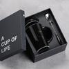 12 Twelve Constellation Ceramic Cups, Water Cups, Gift Box Set, Coffee Cup With Lid Spoon