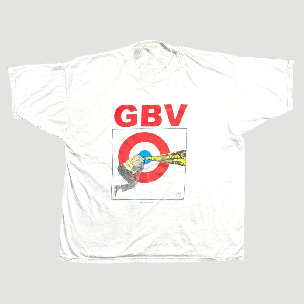 Rare! Guided By Voices Band white Shirt Unisex Concert S to 5XL Unisex T-Shirt S