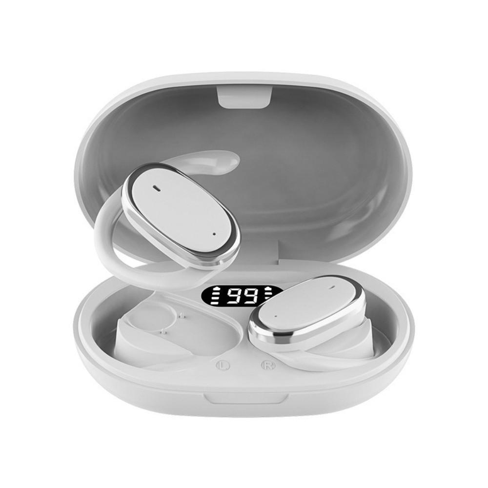 Smart LED Display Bluetooth Earbuds Earhook Design Sports Headphones  Music Listening