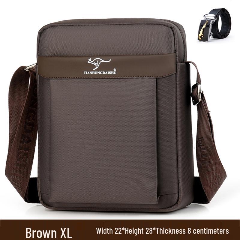 Men's Single Shoulder Crossbody Canvas Bag, New 2025 Oxford Commuting Backpack, Compact Personal Portable Bag