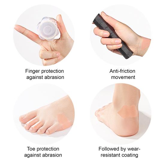 Anti-Wear Foot Patches with Soft Multi-Purpose Cut-to-Fit Strong Adhesion Waterproof Design Suitable