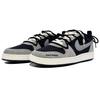 Nike Court Borough Low Top Skateboard Shoes Unisex Black Gray 844881-005(Team567-)