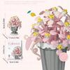 KNEW BUILT Mini Flower Bouquet 3D Model Building Blocks Ideal Holiday Party Gift for Girls or Versatile Decoration Kids Toys