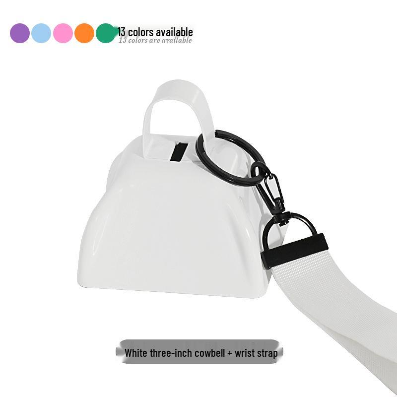 Three-Inch & Four-Inch Hand-Cranked Cowbells - 13 Colors, Perfect for Parties and Handicrafts