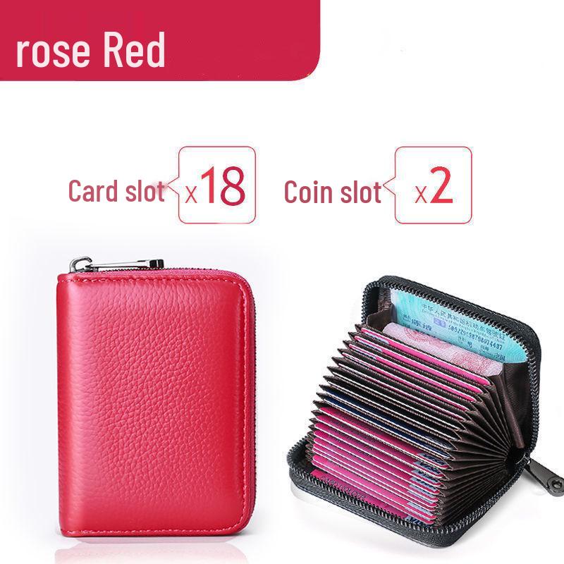 Herren High-End Anti-RFID Kartenhalter Geldbörse - Große Kapazität, Anti-Entmagnetisierung, Ultradünne Hülle für Ausweise & Karten, Kleiner Damenkartenhalter.