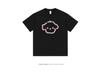 Blurred Lines Dog Print Unisex Streetwear T-Shirt: Trendy & Loose Fit for Couples