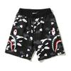 Pantaloncini Casual Bape Shark Camo da Uomo Estivi da Spiaggia Board Shorts a 5 Tasche Pantaloncini da Campo Streetwear
