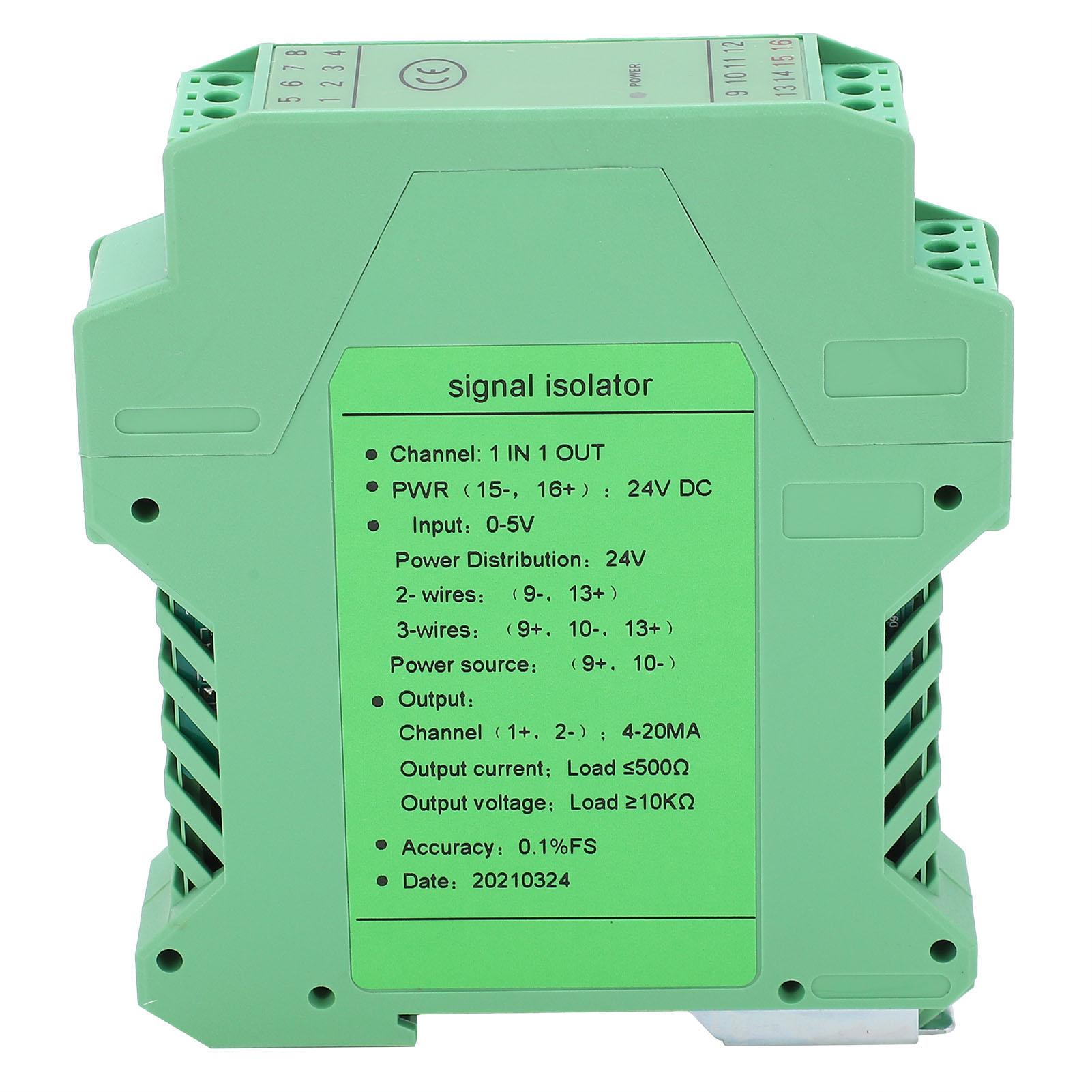 

Ізолятор 1 в 1 Out Stream Transmitter Voltage Mount Rail Mount 0‑5V to 4‑20mA GLG