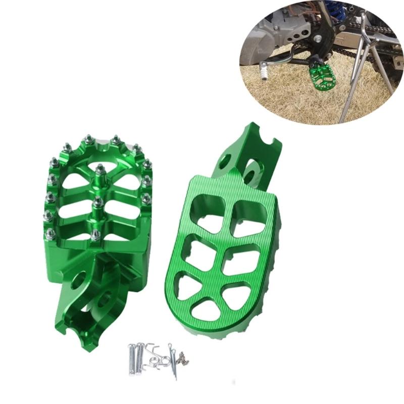 Stylish Foot Pegs Universal Fit Foot Pegs Reliable Support Simple Installs for Motorcycle Riders for KX450F 2019-2021