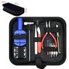 17-teiliges/Set Uhrenreparaturwerkzeugset für Uhrengehäuseöffner, Armband, Batteriewechsel oder Uhrenteil, tragbares Uhrmacherwerkzeugset