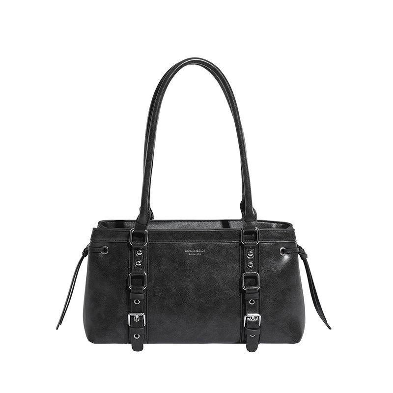Retro Niche Underarm Tote: 2025 Autumn/Winter Korean Fashion, Versatile Large-Capacity Handbag