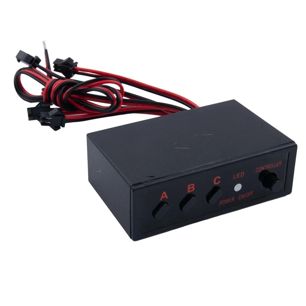 Car Grill LED Light Strobe Red-Blue Remote Wireless Control Flash-Signal For DC 12V Car Truck New Daytime Running Lights
