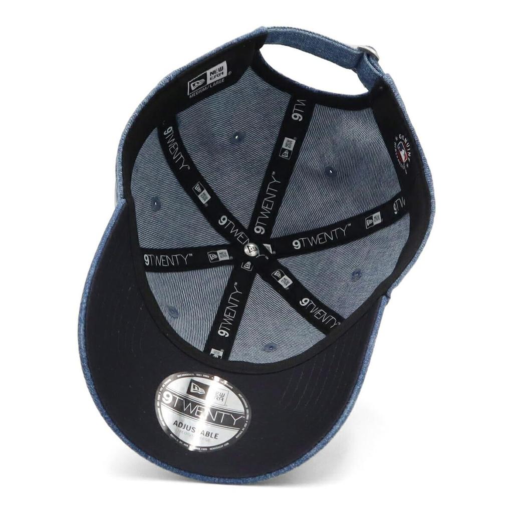 New Era 9TWENTY Cap MLB New York Yankees NY Washed Denim Blue Micro Logo ONSPOTZ Exclusive and 920 Stylish Streetwear Travel Sun Gift (14551011,
