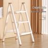 Housewarming Thickened A-Frame Folding Ladder with Enlarged Red Pedal for Safety