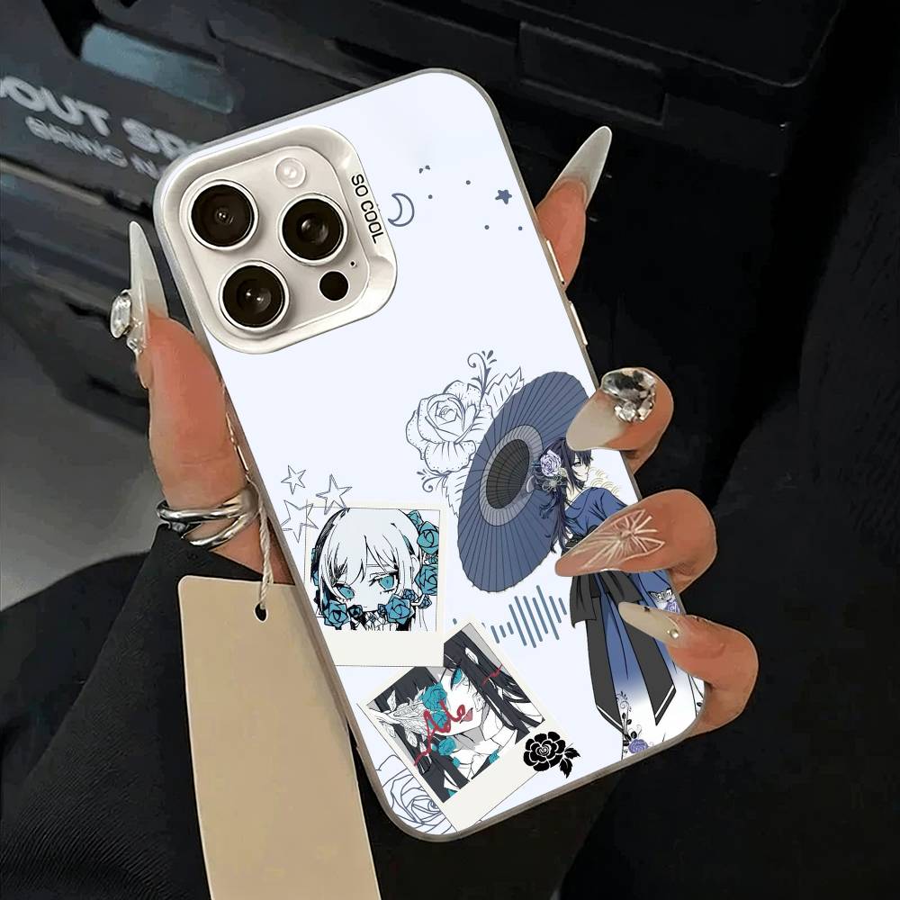 

A-Ado Kyogen Phone Case For iPhone 17,16,15,14,13,12,11 Plus,Pro Max,XS,white silver phone case iPhone16