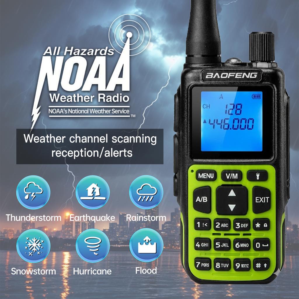 1/2PCS BAOFENG Walkie Talkie MINI-5 Upgrade UV-5R Mini 2200mAh Battery Bluetooth Programming UHF/VHF Dual PTT Ham Radio For Camp